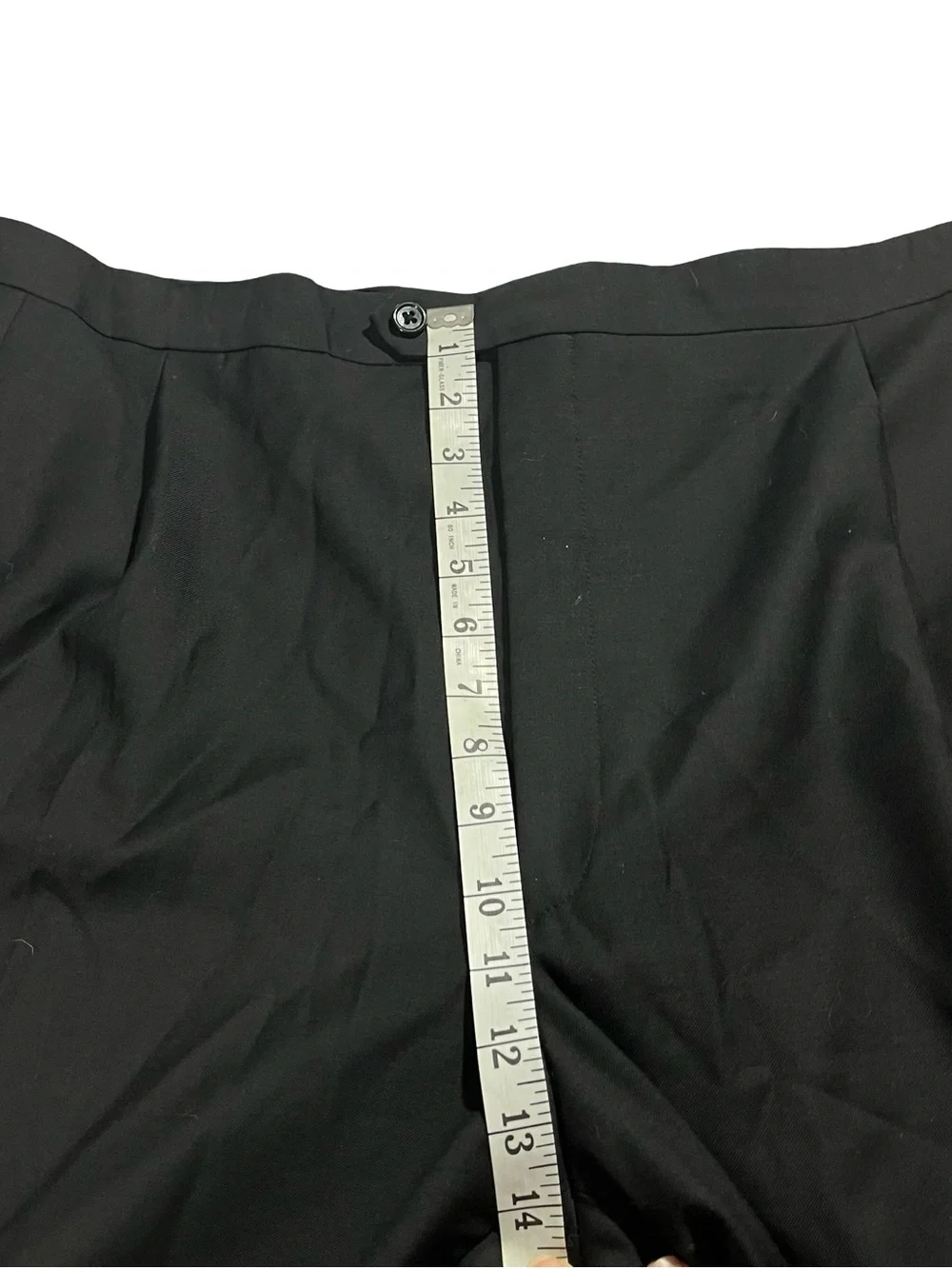 Mens 100% Wool Pleated Tuxedo Pants Black Satin Stripe Sz 52R Big & Tall 52x31